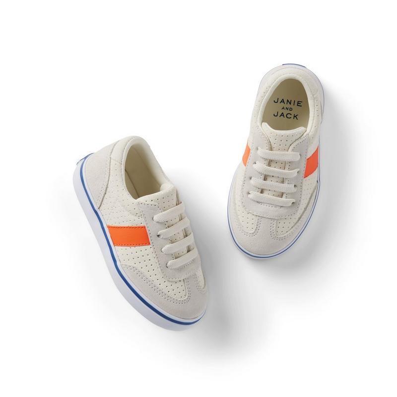 Leather Colorblocked Sneaker - Janie And Jack